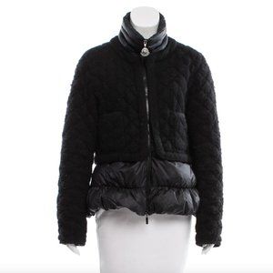 MONCLER Gaufre Down Wool Jacket